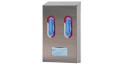 Dispensador de 3 cavidades para guantes y mascarillas